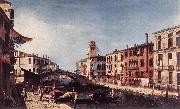MARIESCHI, Michele View of the Rio di Cannareggio gs Spain oil painting artist